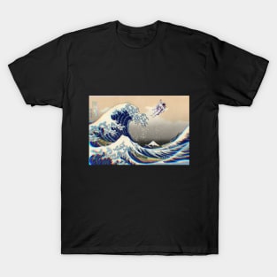 The Wave and an Astronaut T-Shirt